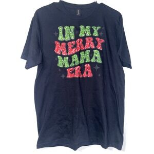 "In My Merry Mama Era" T-shirt Size M
